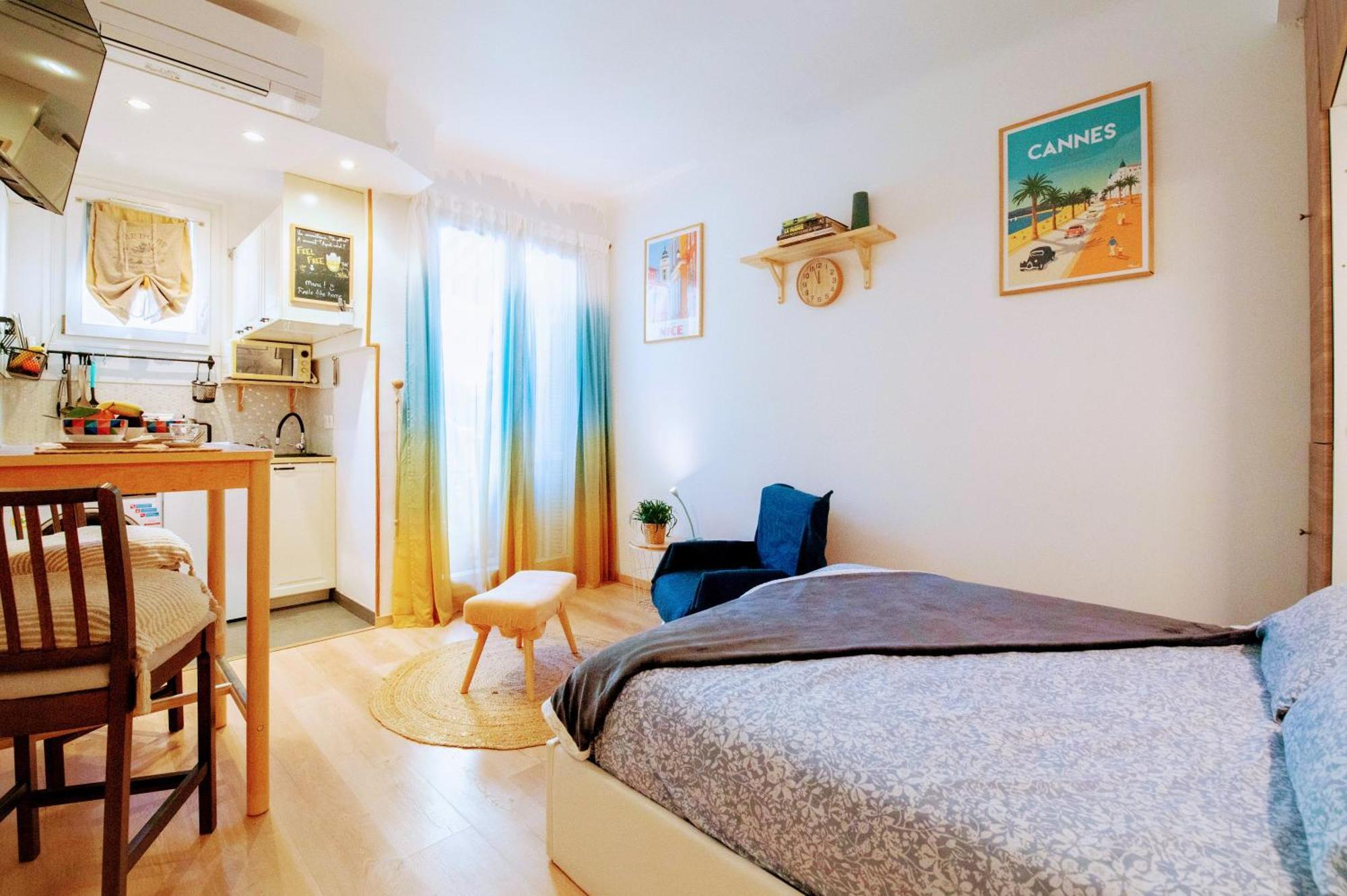Haliviera - Golden Square, 1Min From Beach Apartment Nice Bagian luar foto